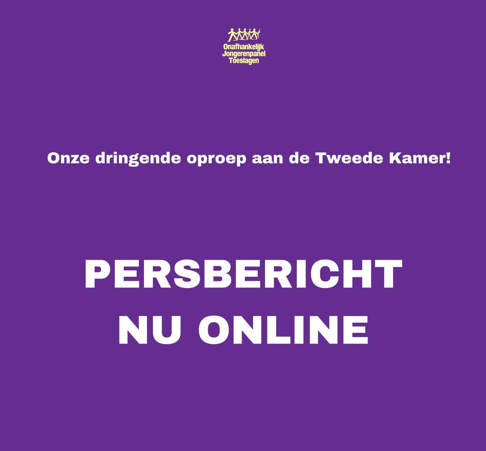 Aankondiging van het persbericht over studieschulden